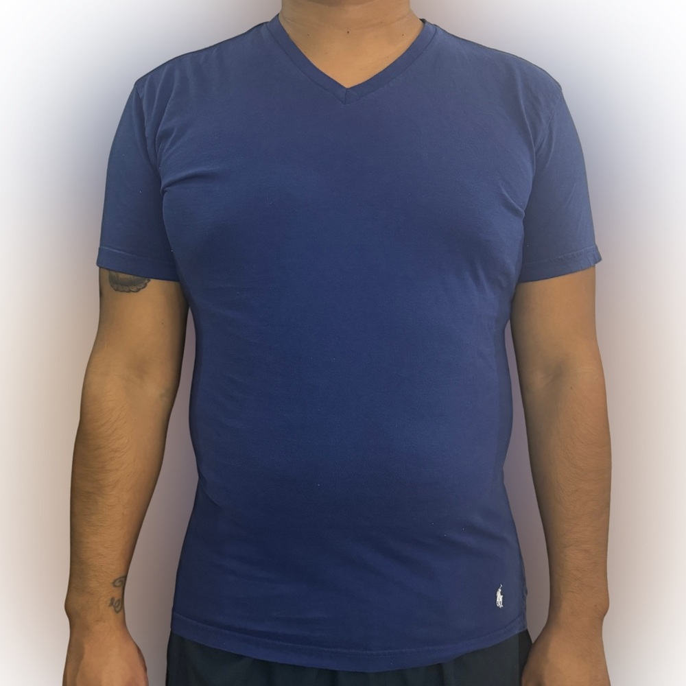 Ralph Lauren Navy Blue Slim Fit T-Shirt – Classic Polo Style